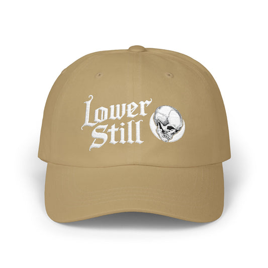 Dad Cap — "Lower Still" Skull Logo Adjustable Baseball Hat