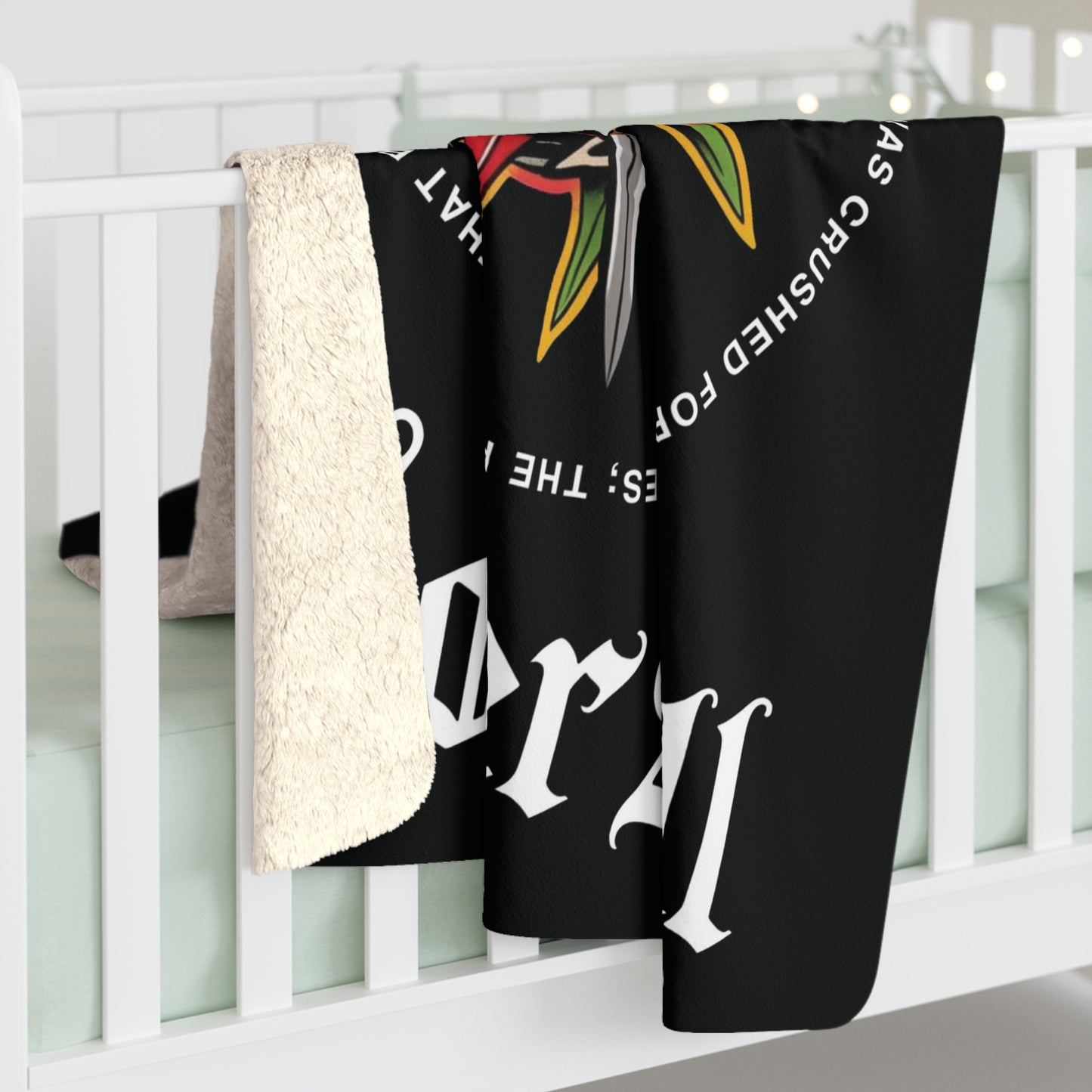 Lower Still Sherpa Fleece Blanket, Why Not?