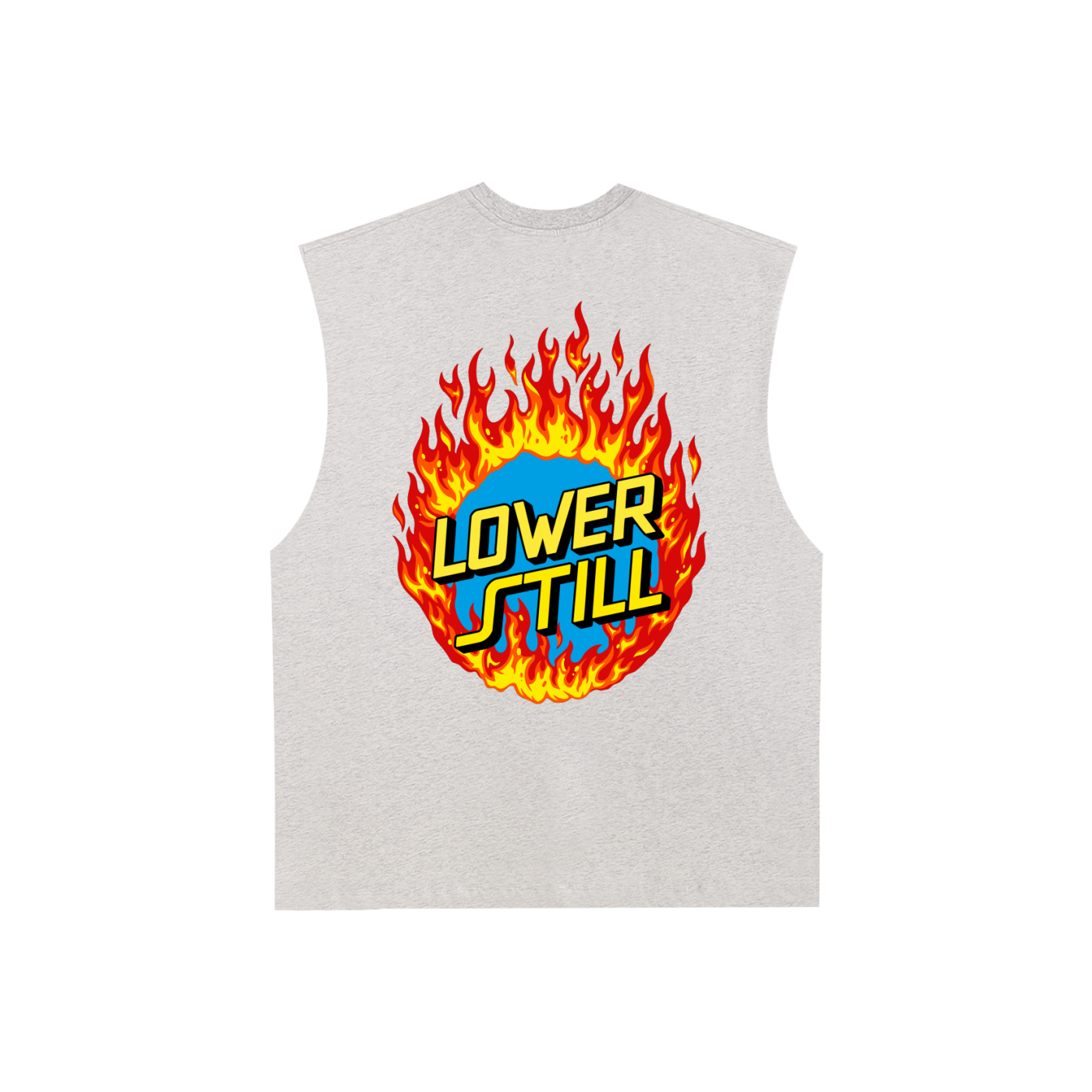 Raw Edge Cotton Tank Top