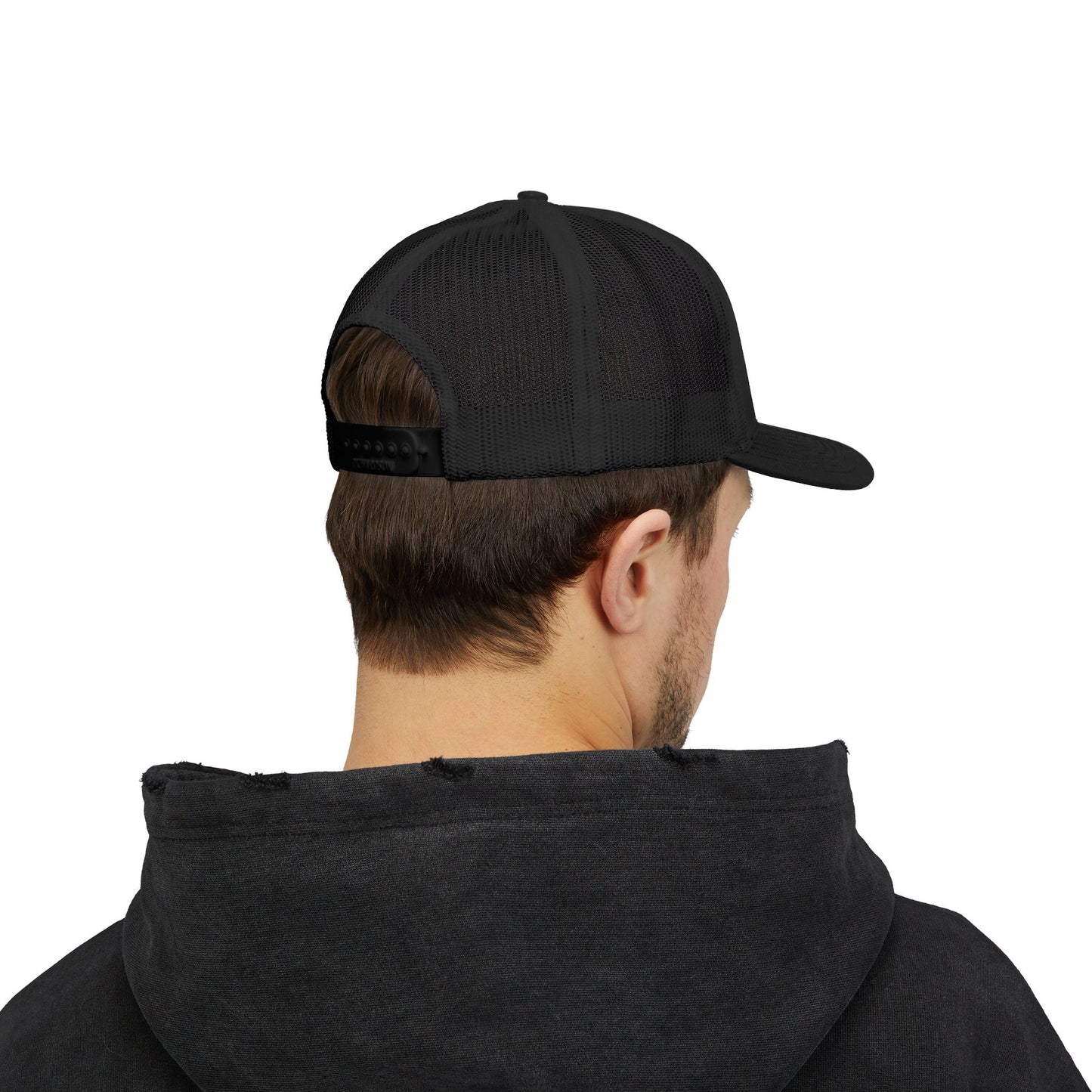 Skull Snapback Trucker Cap