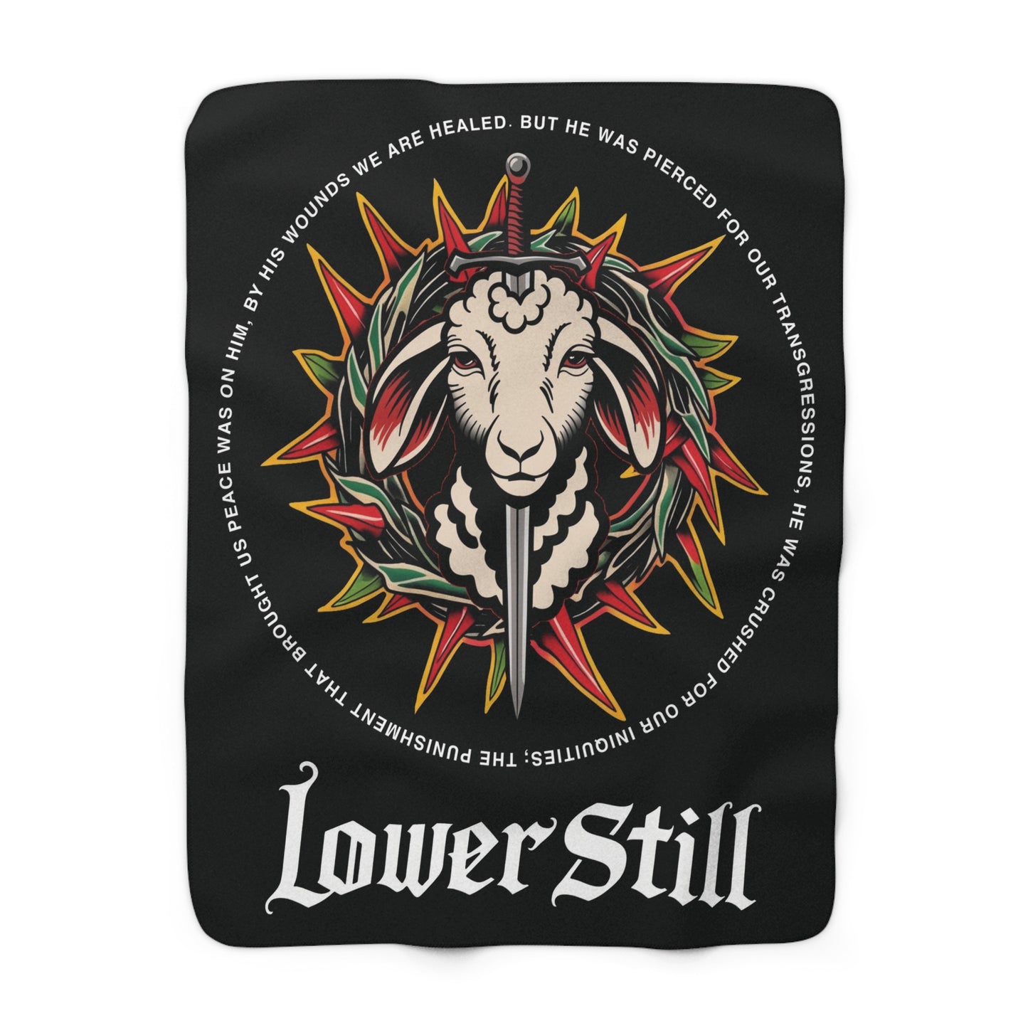 Lower Still Sherpa Fleece Blanket, Why Not?
