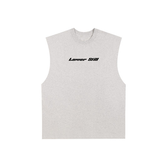 Raw Edge Cotton Tank Top - Be Forgotten