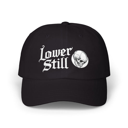 Dad Cap — "Lower Still" Skull Logo Adjustable Baseball Hat