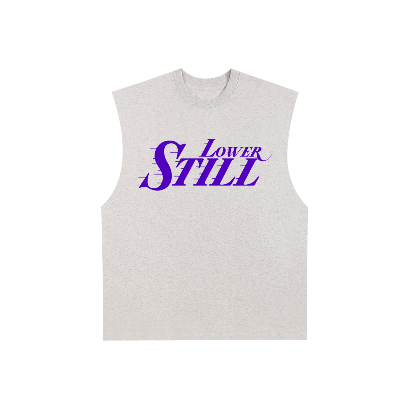 Raw Edge Cotton Tank Top