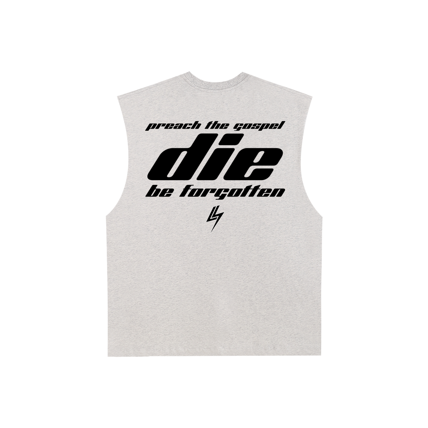 Raw Edge Cotton Tank Top - Be Forgotten