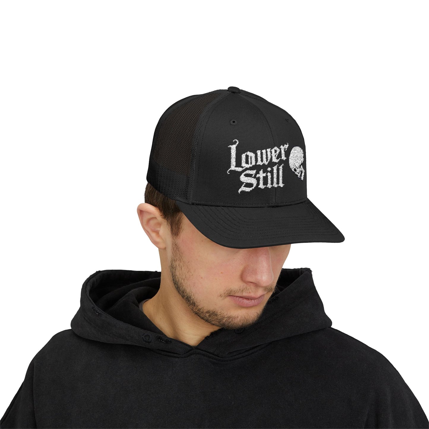 Skull Snapback Trucker Cap