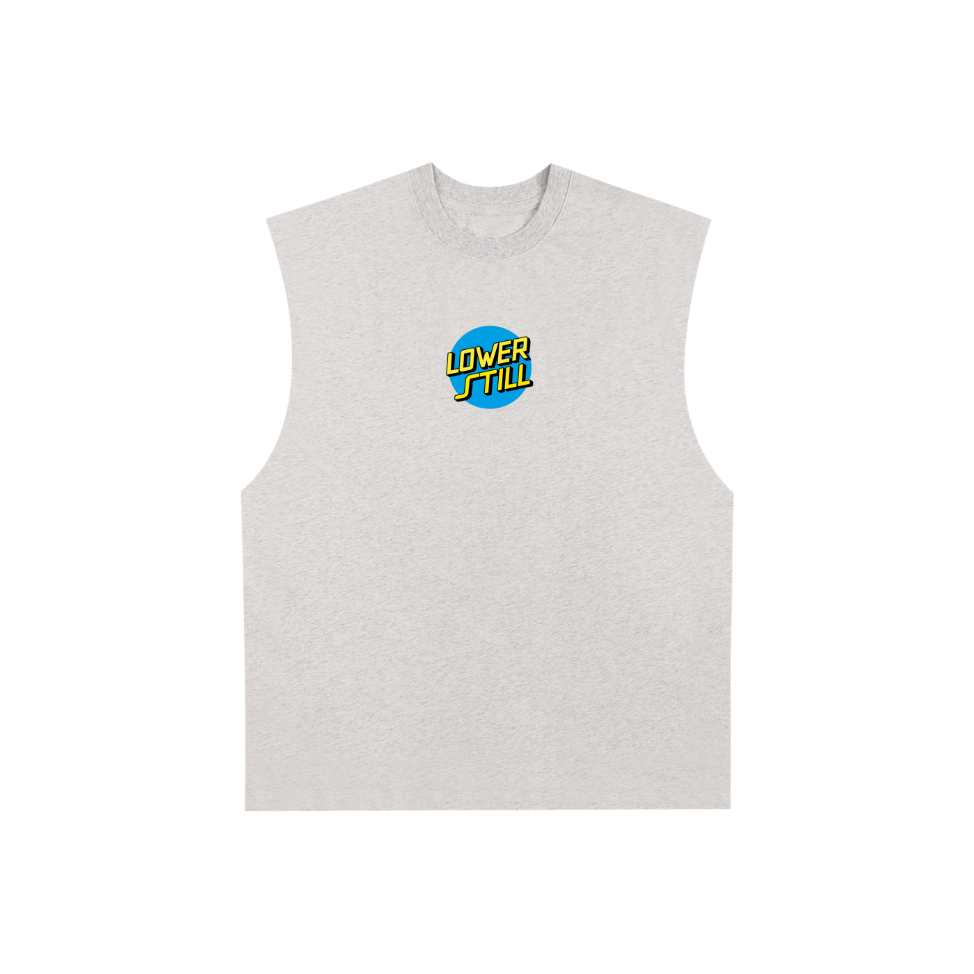 Raw Edge Cotton Tank Top