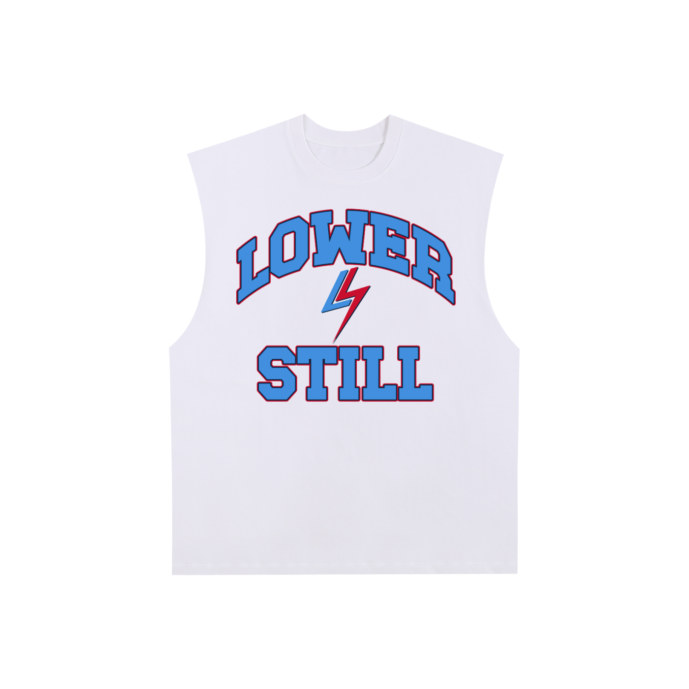 Raw Edge Cotton Tank Top