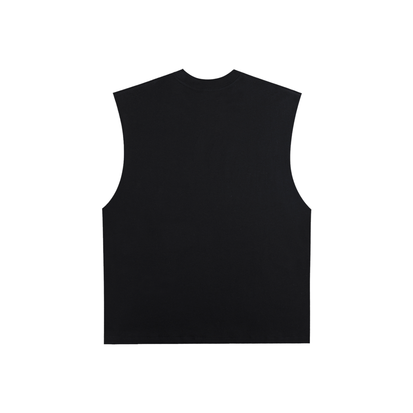 Raw Edge Cotton Tank Top - Strong Like Bull