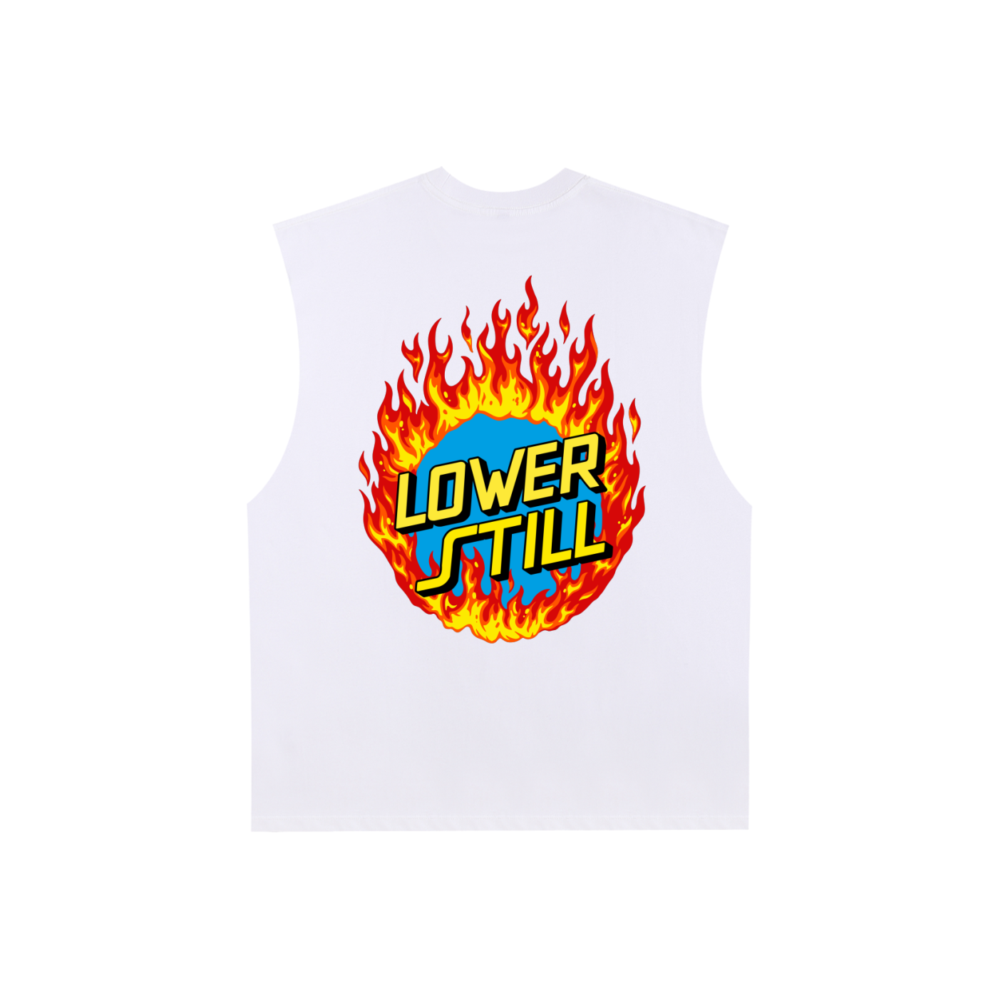 Raw Edge Cotton Tank Top
