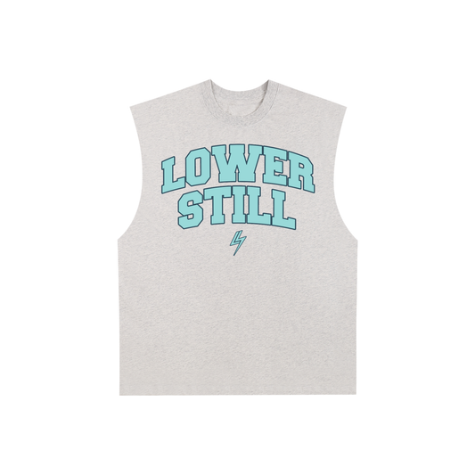 Raw Edge Cotton Tank Top