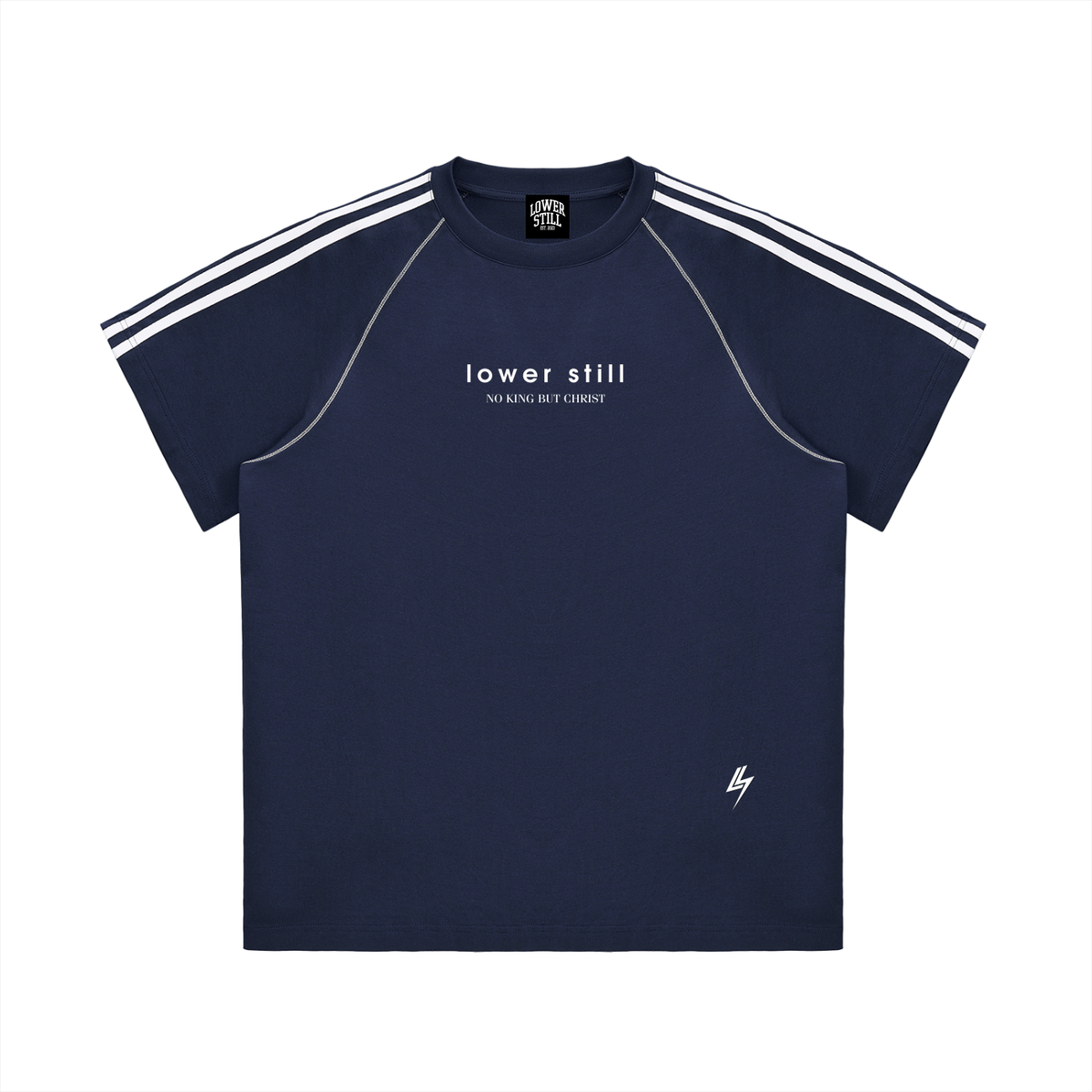 Striped Contrast Stitch T-Shirt