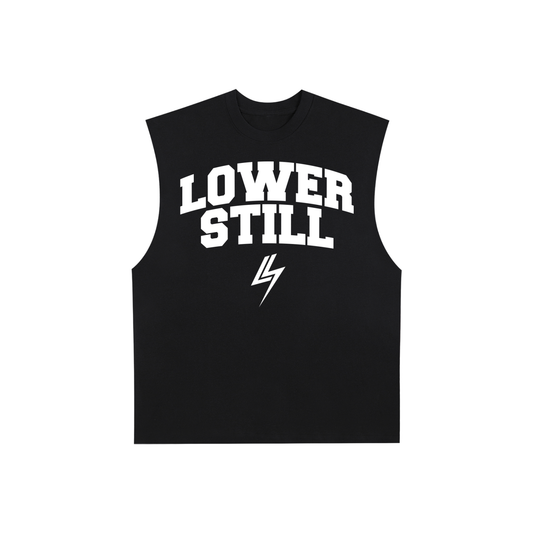 Raw Edge Cotton Tank Top