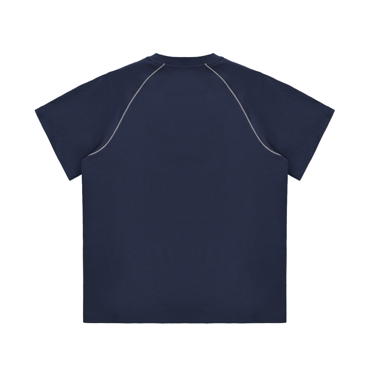 Striped Contrast Stitch T-Shirt