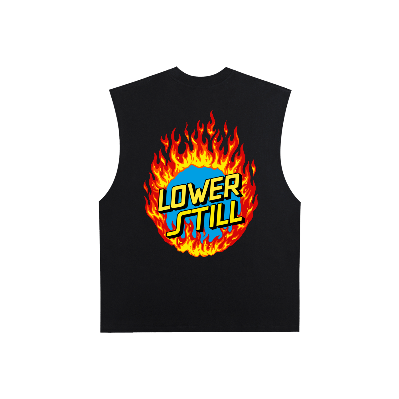 Raw Edge Cotton Tank Top